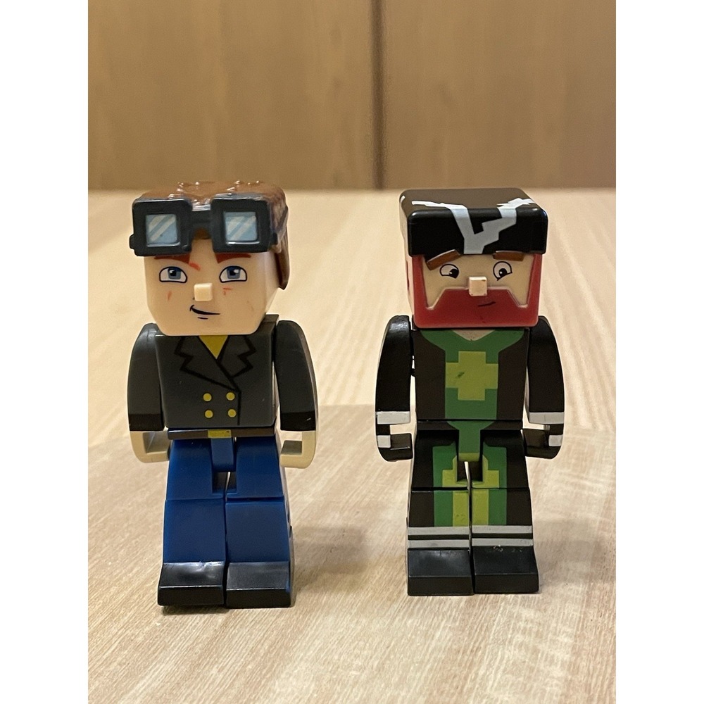 Jazwares Tube Heroes CavemanFilms & DanTDM 3" Action Figure Lot 2